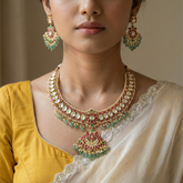 Jadau Kundan Necklace with matching earrings included