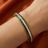 Jadau kundan 3 line bangle(Pair)