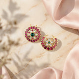 Jadau Kundan Sun & Moon Hair Accessories