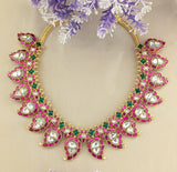 Jadau Kundan Mango Shaped Necklace