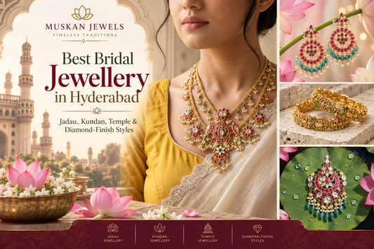 Best Bridal Jewellery in Hyderabad: Jadau, Kundan, Temple & Diamond-Finish Styles