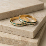 Jadau kundan 3 line bangle(Pair)