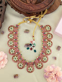 Jadau Kundan Floral Bottu Mala Necklace