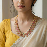 Jadau Kundan Bottumala long necklace (No earrings)