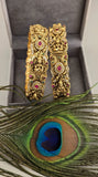 Temple/Antique Goddess laxmi bangles (Pair)