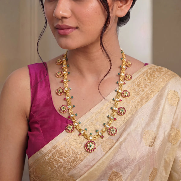 Long Necklace (Jadau Kundan)
