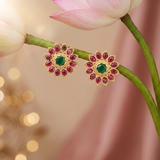 Jadau Kundan Floral Studs